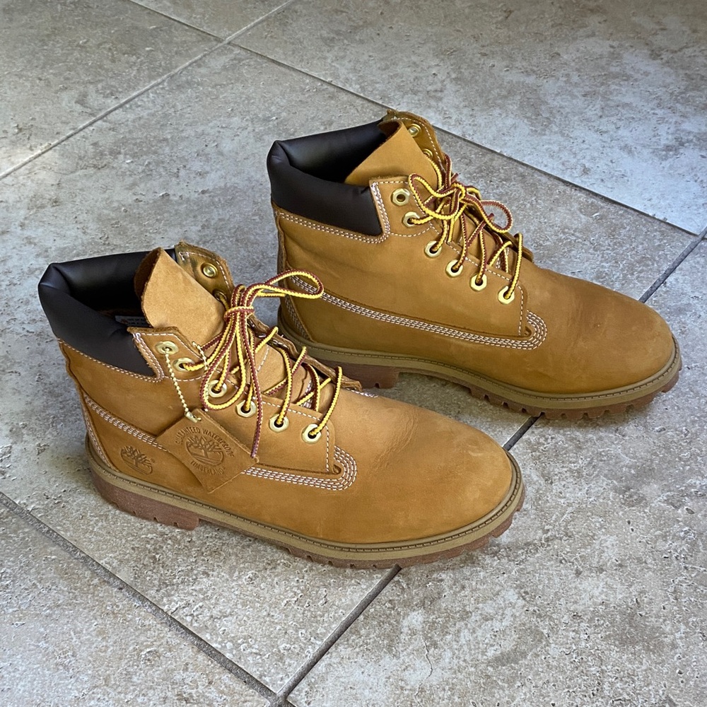 Timberland Tan Youth Boots - Picture 3 of 16